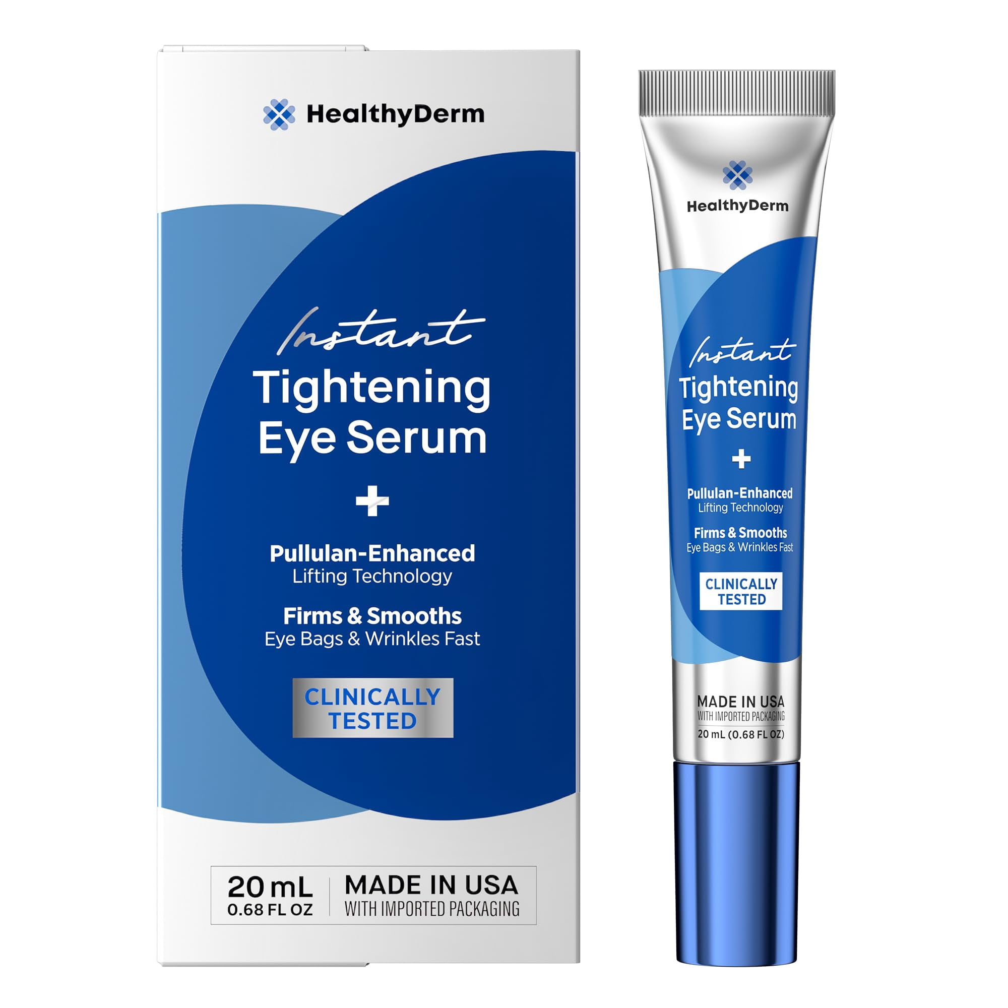 Sérum Reafirmante Para Ojos Healthyderm, Reafirmante Instantáneo, 20 Ml