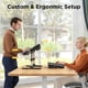 thumbnail image 4 of Soporte plegable para portátil Lap & Bed Desk FoldWise con cojines, 4 of 7