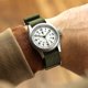 thumbnail image 4 of Correa de reloj WatchGecko Ridge de nylon 20 mm verde, 4 of 9