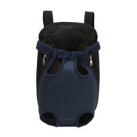 Magideal - Mochila Para Mascotas, Correas De Hombro Anchas Para Bolsa De Viaje Para Perros Pequeños Yorkie Viajar Caminar Senderismo , Marino S Azul Marino