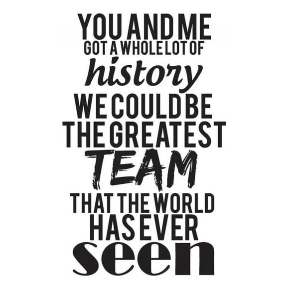 Decomural One Direction History Song Lyrics WS-40906