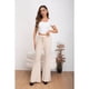 thumbnail image 3 of Pantalon Calza Mujer Flare Lanilla Tiro Alto Full Elasticado 5050, 3 of 4