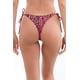thumbnail image 2 of Bikini calzón colaless con amarras estampado negro, 2 of 2