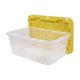 thumbnail image 1 of Bolsa de almacenamiento Greenmade de 64 litros, transparente y amarilla, apilable (paquete de 4), 1 of 1