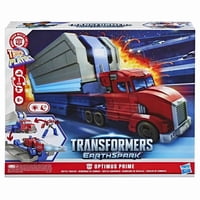 Set De Juego Hasbro Transformers Earthspark Remolque De Batalla Optimus Prime