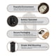 thumbnail image 4 of Reloj de pared estilo abuelo vintage 23 x 41 cm Clockswise, 4 of 8