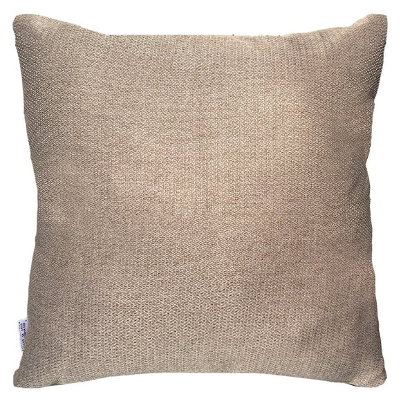 Cojín Decorativo Diseño Lino Beige Oscuro 50x50 Relleno