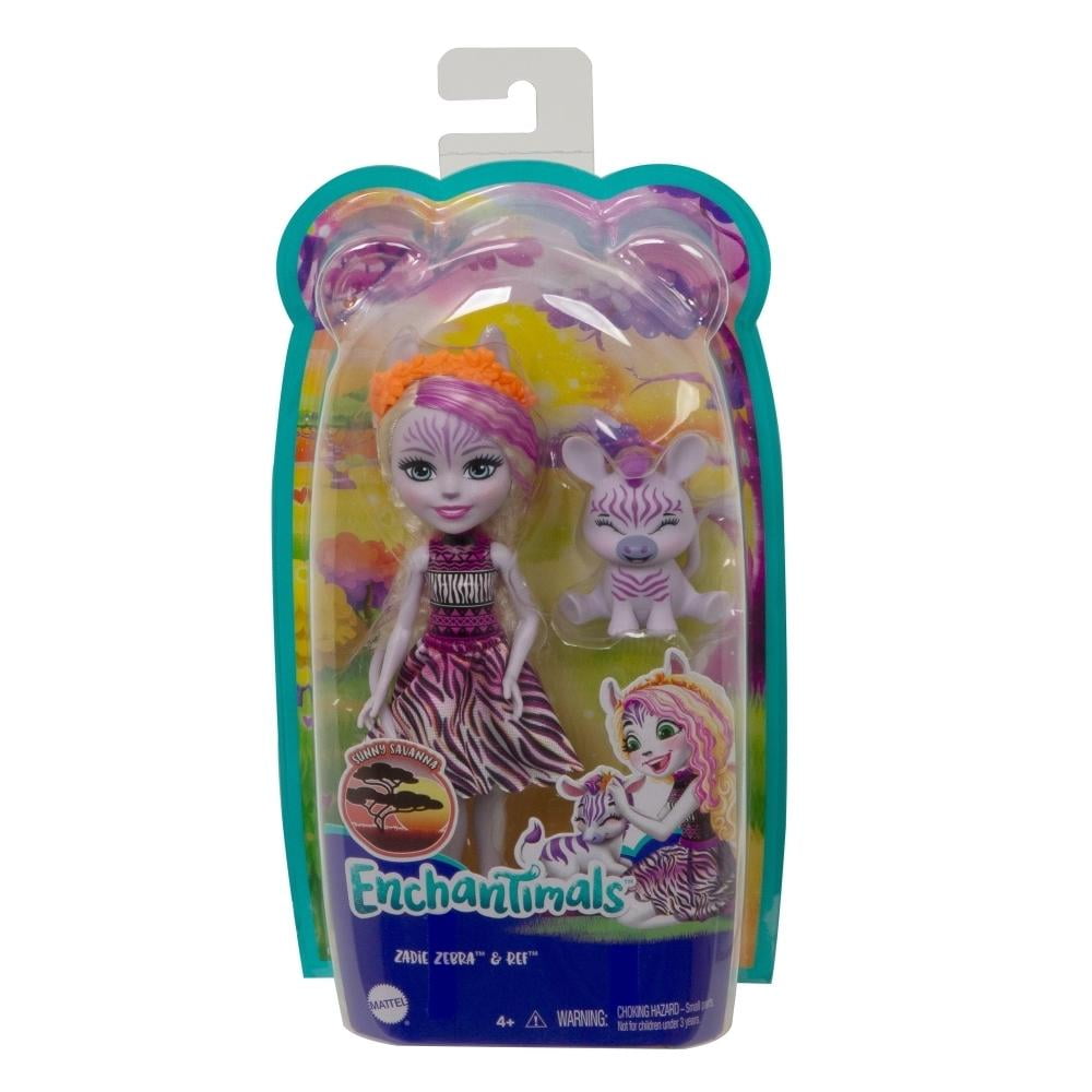 Muñeca Enchantimals Zaide Zebra