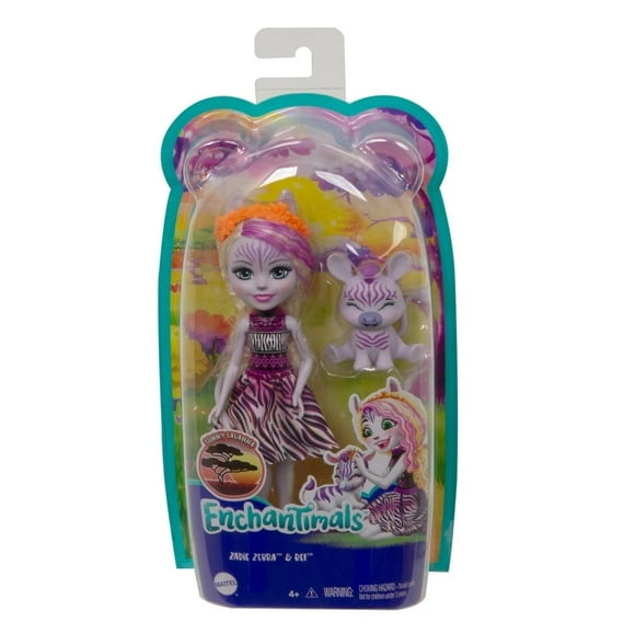 Muñeca Enchantimals Zaide Zebra