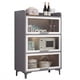 thumbnail image 4 of Aparador Buffet Mueble De Cocina Bar Con Puertas Repisas Madera MDF 80x34x129 cm, 4 of 5