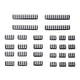 thumbnail image 3 of 24 Piezas Cable Peine GPU 6 Pines 8 Pines Placa Base 24 Pines Para Clip De 3,0 A 3,6 Mm Negro, 3 of 5