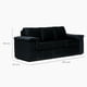 thumbnail image 3 of Sofa 3C Bergamo Felpa Negro, 3 of 3