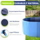 thumbnail image 3 of Piscina plegable para perros PUPTILY con tablero de polipropileno de alta resistencia de 80 x 20 cm, 3 of 7