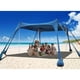 thumbnail image 1 of Carpa Playa Osoeri 10x10ft UPF50 Azul 8 Bolsas Arena, 1 of 3