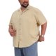 thumbnail image 4 of INSPIRE CHIC Camisas Hawaianas de Verano de Manga Corta con Bolsillo en el Pecho y Cuello de Campamento para Hombres Grandes y Altos Regreso a Clases 5XL Beige, 4 of 5