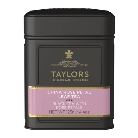 Té negro Taylors of Harrogate con pétalos de rosa de China 125 g