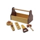 thumbnail image 4 of Caja de Herramientas de Madera Cafe Juguete Didáctico, 4 of 5
