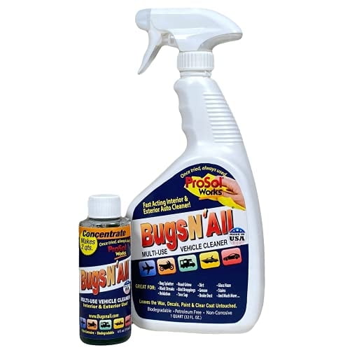 Limpiador para vehículos Bugsplatter N All 118 ml concentrado + botella