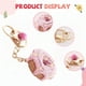 thumbnail image 2 of Llavero con forma de donut de lana, colgante para bolso de coche, llavero para mujer, 2 of 5