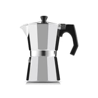 Gosshh - Cafetera Italiana Greca 450Ml 9 Tazas Espresso Acero Inoxidable