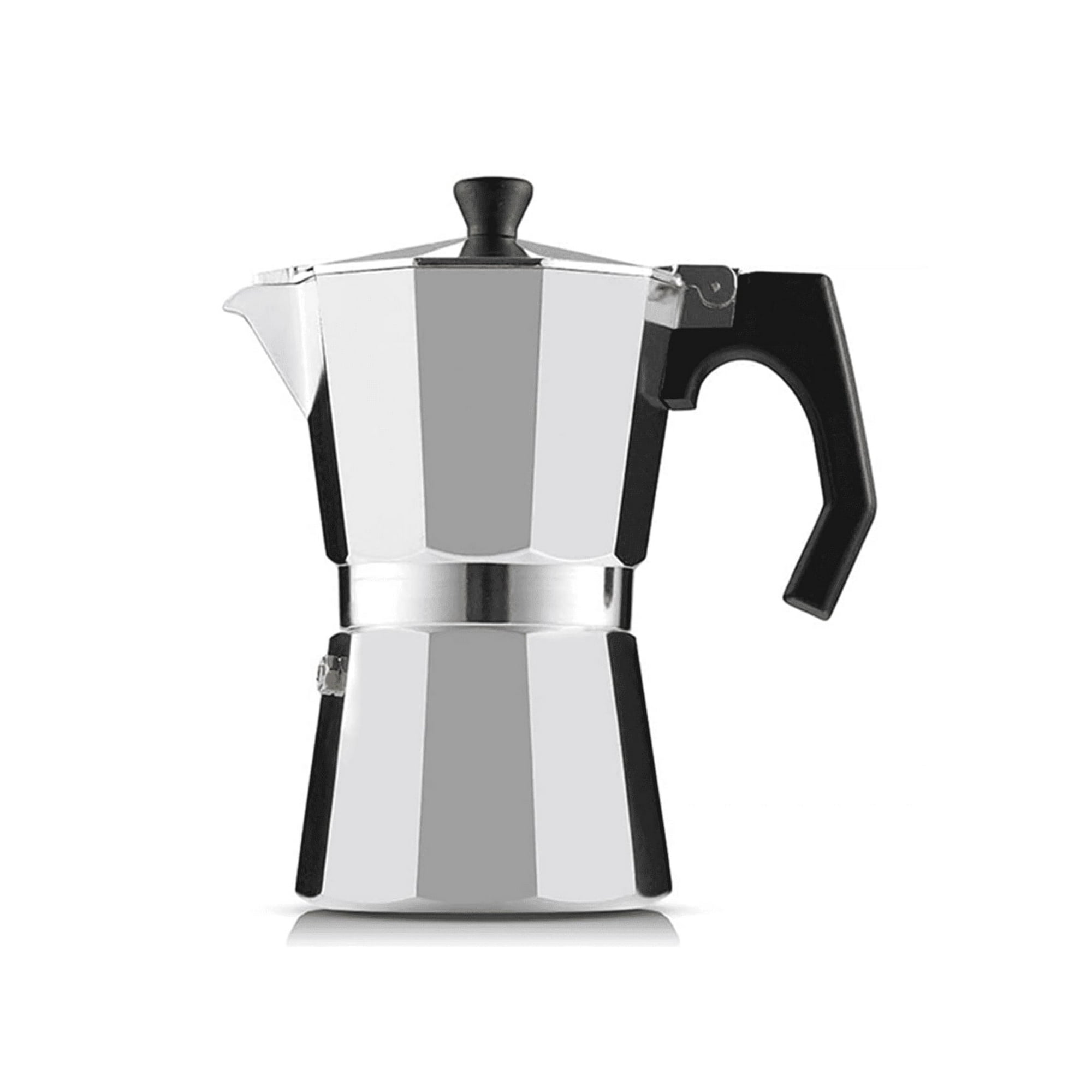 Gosshh - Cafetera Italiana Greca 450ml 9 Tazas Espresso Acero Inoxidable