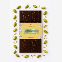 Liberté Chocolat - Tableta Viral De Dubái Chocolate Semiamargo - Pistacho Habibi