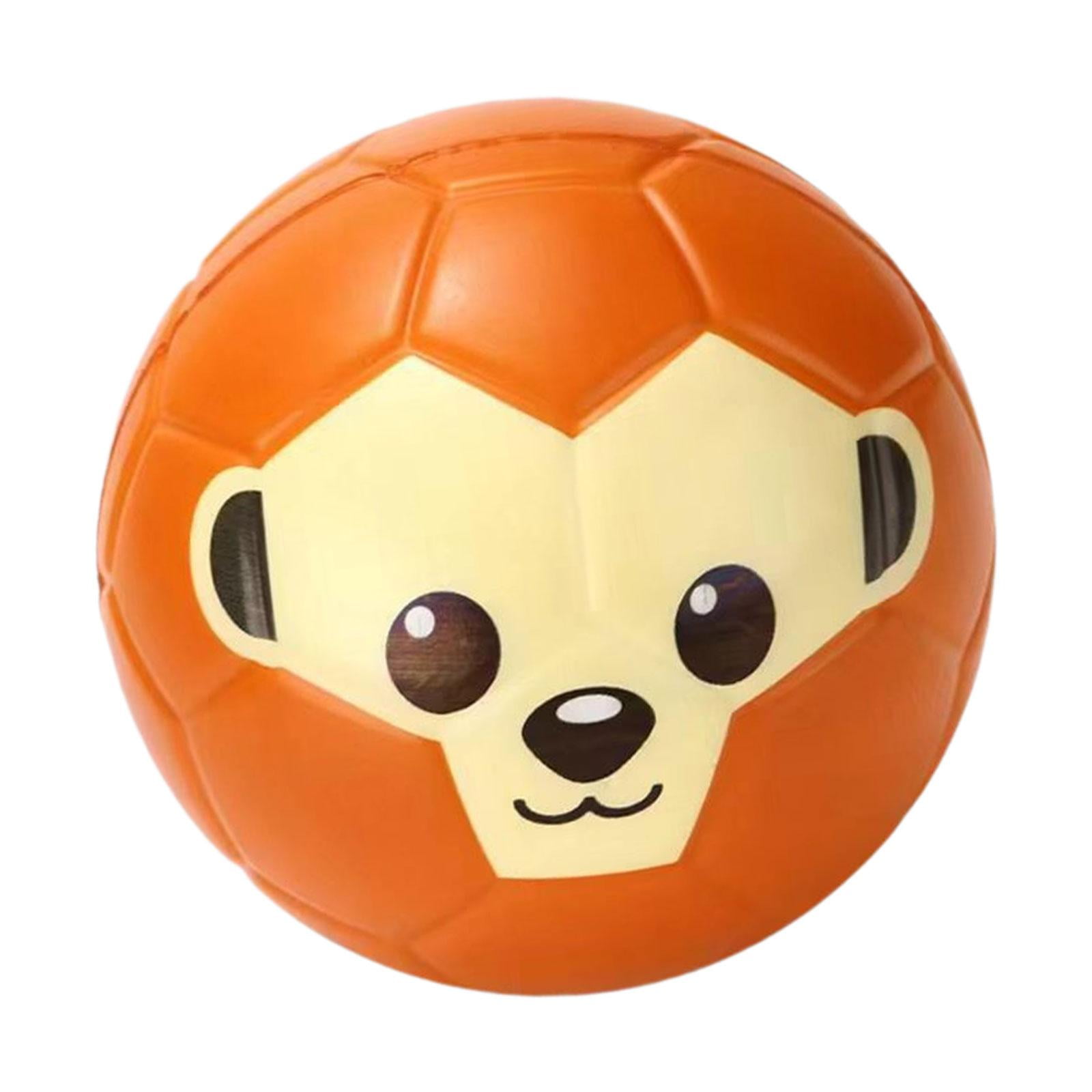 Magideal - Balón De Fútbol Para Niños, Pelota Suave De Animales, Portátil, 6 Pulgadas, Aprendizaje De Fútbol, Mini Balón Deportivo De Fútbol, Juguete Para Juegos Mono
