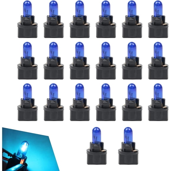 20PCS T5 17 57 86 Halogen Instrument Cluster Bulbs, 12V Dash