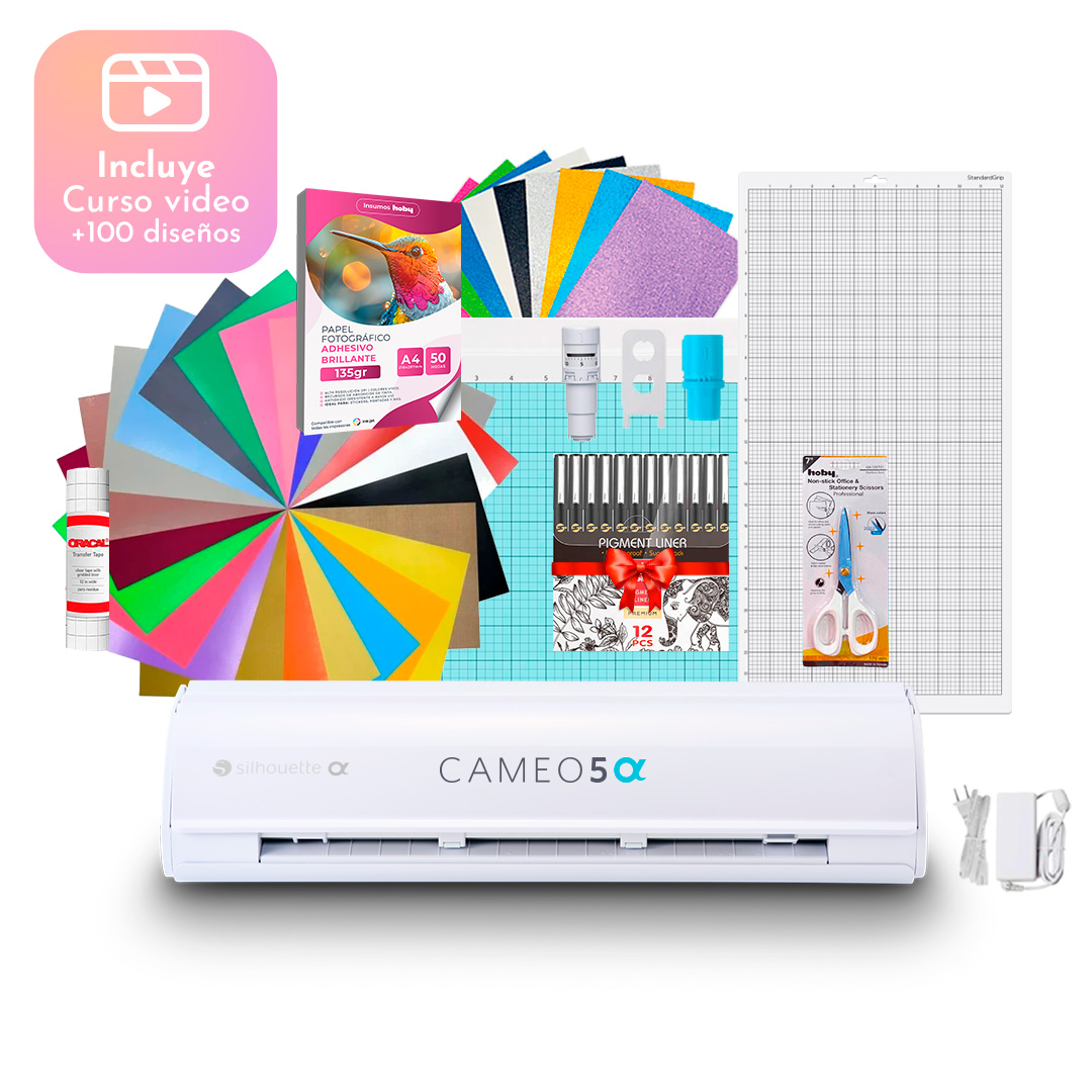 Kit Silhouette Cameo 5 Alfa + Tapete 30X60 Y Regalos
