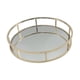 thumbnail image 2 of Bandeja De Tocador Con Espejo, Bandeja De Espejo Adornada Para Encimera De Baño, Tocador, Tops, 38cm, 2 of 5