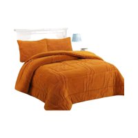 Fei Ya - Cobertor De Invierno 2025 Con Chiporro 2 Plaza Naranja