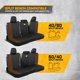 thumbnail image 4 of Funda de asiento CAT 140 cm marrón 60/40, 4 of 9