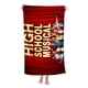 thumbnail image 3 of High School Musical Toalla de playa de secado rápido con diseño temático, regalo para mujeres y niñas, ideal para cumpleaños, fans, amantes de la música, uso en la playa o al aire libre, 78 × 160 cm, 3 of 6