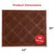 thumbnail image 3 of Tapete SlipToGrip 107 cm x 89 cm Marrón – Paquete de 2, 3 of 8