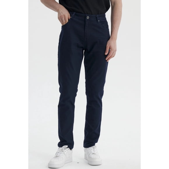 Jeans Hombre Slim Color Azul Marino - ll