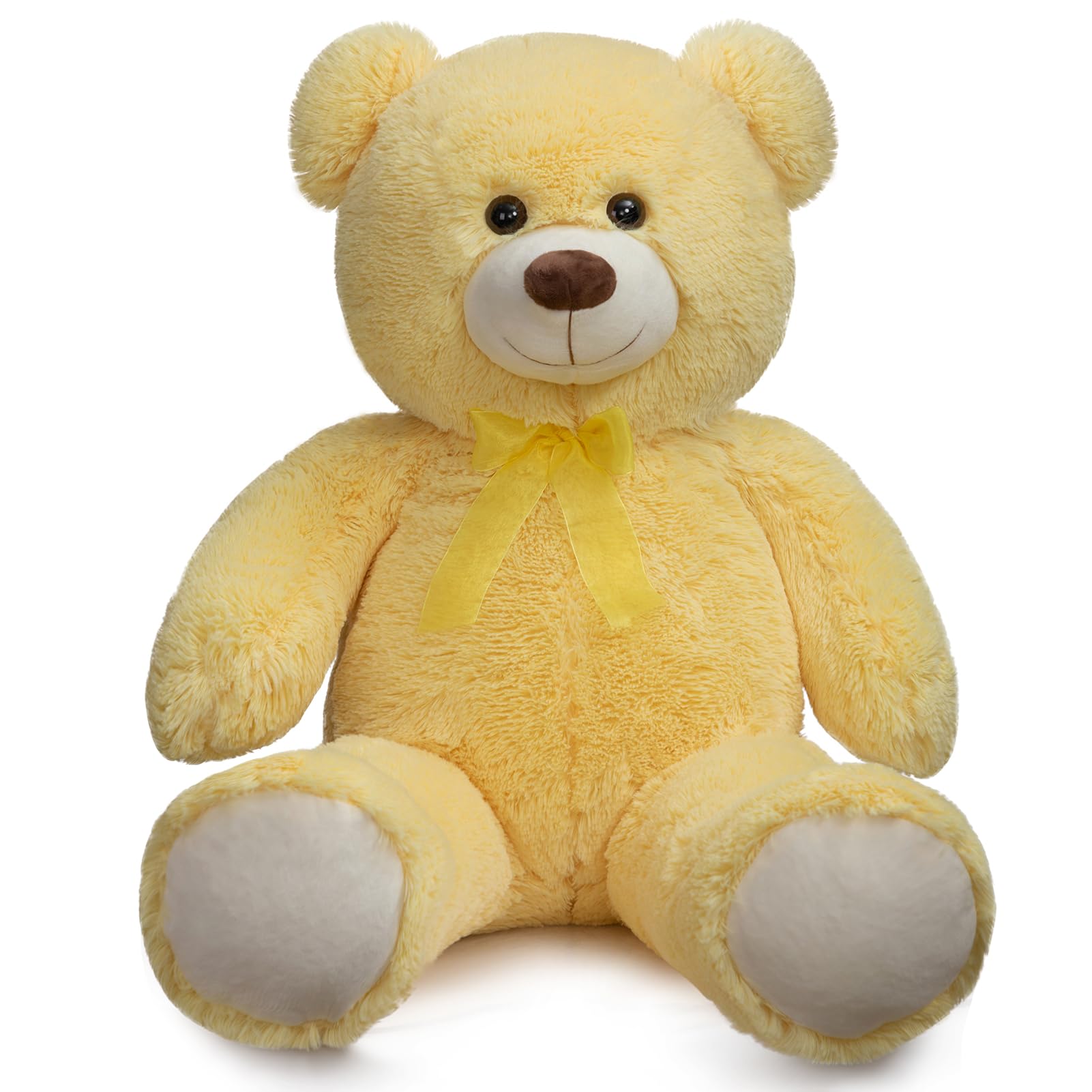 Oso De Peluche Hollyhome De Peluche De 36 Pulgadas Para Niños, Amarillo