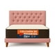 thumbnail image 1 of Cama 1 Plaza Rosado Capitone + Colchon Mery Desing, 1 of 5