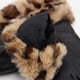 thumbnail image 4 of Guantes Mujer Cuerina Animal Print Con Puño Peludo Invierno negro Talla Única, 4 of 4
