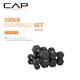 thumbnail image 2 of Set de mancuernas CAP de 45,5 kg con recubrimiento hexagonal y rack, 2 of 7