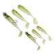 thumbnail image 5 of 6 Piezas Señuelo De Pesca De Sábalo Cebo De Plástico Suave Cabeza De Plantilla Swimbait Gusano De Larva LY1-05, 5 of 5