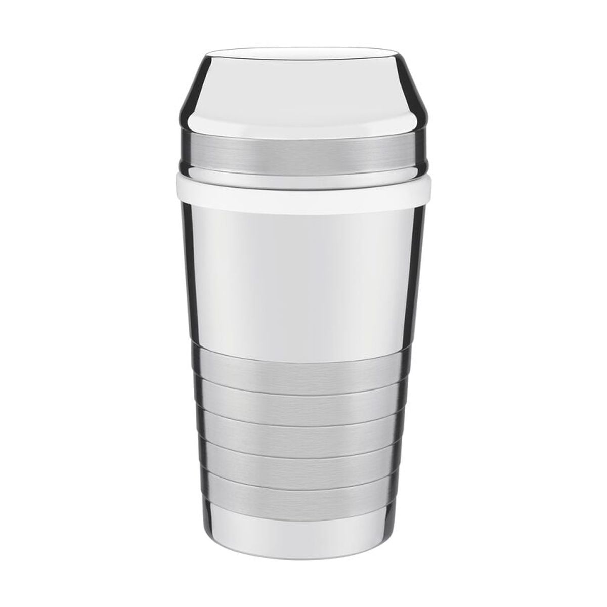 Coctelera Tramontina Millenium De Acero Inoxidable Con Detalles Opacos 680 Ml