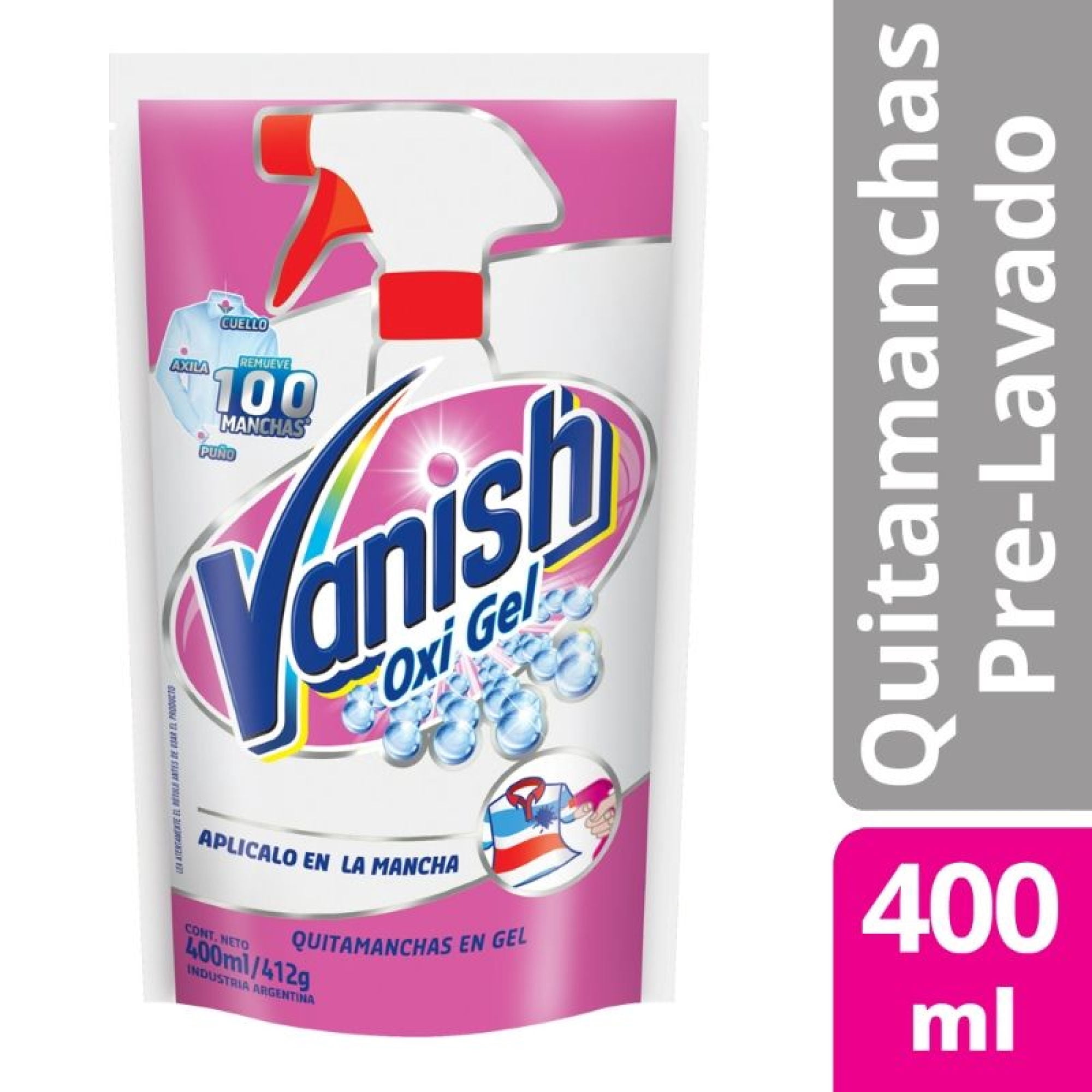 Quitamanchas Gel Prelavado Doypack 400 ml Vanish