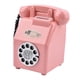 thumbnail image 1 of Alcancía Retro Para Teléfono, Olla Para Ahorrar Dinero De Dibujos Animados Para Estante De Dormitorio De Oficina, Rosa, 1 of 5