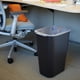 thumbnail image 3 of Contenedor de basura Rubbermaid Commercial 41L de plástico negro, 3 of 4