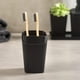 thumbnail image 3 of Soporte para Cepillo de Dientes New Square Negro  negro, 3 of 4