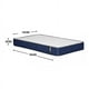 thumbnail image 3 of Colchon America 1,5 Plazas Azul Plazas 105x190x20 Cm, 3 of 3