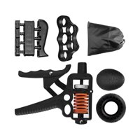 Ioensy - Kit De Refuerzo De Agarre De Mano De 5 Uds. Anillo Y Bola De Entrenador De Agarre De Mano 5-60 Kg Resorte Naranja