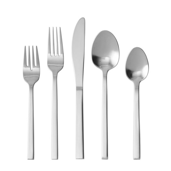 Cubiertos Fortessa 5 piezas Juego de mesa Acabado envejecido 18/10