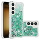 thumbnail image 1 of Funda Para Samsung Galaxy S24 Con Brillo Líquido, Protección Completa Y Soporte De Anillo Giratorio, 1 of 4