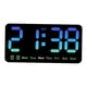 thumbnail image 4 of Reloj Digital De Escritorio Reloj De Pared Con Calendario De Fecha Moderno Para Dormitorio Sala De Festivales Azul, 4 of 5
